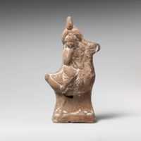 Free download Terracotta statuette of Harpokrates riding a goose free photo or picture to be edited with GIMP online image editor