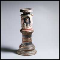 Free download Terracotta thymiaterion (incense burner) free photo or picture to be edited with GIMP online image editor