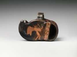 Free download Terracotta vase in the form of an astragal (knucklebone) free photo or picture to be edited with GIMP online image editor