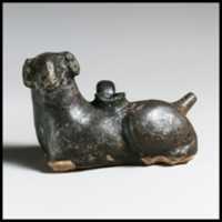 Free download Terracotta vase in the form of a ram free photo or picture to be edited with GIMP online image editor