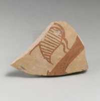 Free download Terracotta vessel fragment (probably from a krater) with bird free photo or picture to be edited with GIMP online image editor