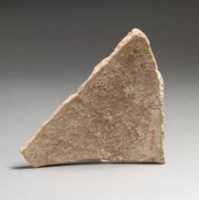 Free download Terracotta vessel fragment with cross-hatched triangles and broad bands free photo or picture to be edited with GIMP online image editor
