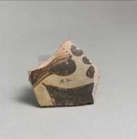 Free download Terracotta vessel fragment with floral design free photo or picture to be edited with GIMP online image editor