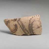 Free download Terracotta vessel fragment with floral motif free photo or picture to be edited with GIMP online image editor