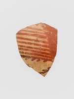 Free download Terracotta vessel fragment with linear motifs free photo or picture to be edited with GIMP online image editor