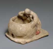 Free download Terracotta woman baking bread free photo or picture to be edited with GIMP online image editor