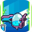 Test Subject Blue Game Collect enzymes and create chemical reactions!  screen for extension Chrome web store in OffiDocs Chromium