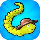 TexasWorm.io Devour everything and dominate the western village!  screen for extension Chrome web store in OffiDocs Chromium