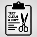 Text Clean  Copy  screen for extension Chrome web store in OffiDocs Chromium