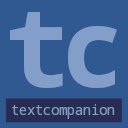 TextCompanion  screen for extension Chrome web store in OffiDocs Chromium
