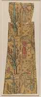 Free download Textile Fragment Depicting a Figure in a Landscape free photo or picture to be edited with GIMP online image editor