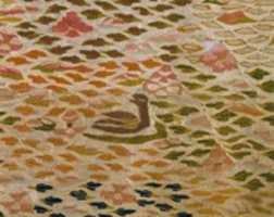Free download Textile with Aquatic Birds and Recumbent Animal free photo or picture to be edited with GIMP online image editor