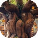 The ancient tree in the fantasy library  screen for extension Chrome web store in OffiDocs Chromium