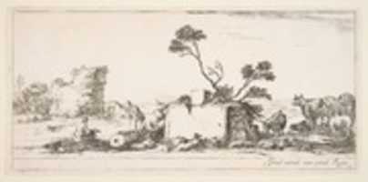 Free download The Artist Seated Regarded by a Shepherd free photo or picture to be edited with GIMP online image editor