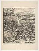 Free download The Battle Near Hulst, from Der Weisskunig free photo or picture to be edited with GIMP online image editor