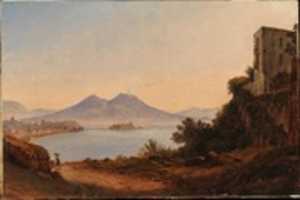 Free download The Bay of Naples with Vesuvius and Castel dellOvo free photo or picture to be edited with GIMP online image editor