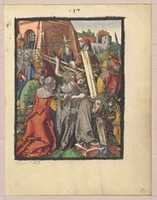 Free download The Bearing of the Cross, from the Small Woodcut Passion free photo or picture to be edited with GIMP online image editor