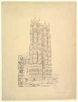 Free download The Beverley Minster, Yorkshire, England, Perspective View of the West Facade free photo or picture to be edited with GIMP online image editor