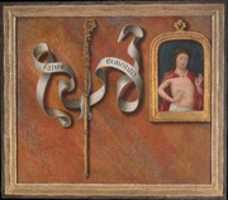 دانلود رایگان تولد و نامگذاری سنت جان باپتیست; (معکوس) Trompe-loeil با Painting of The Man of Sorrows عکس یا تصویر رایگان برای ویرایش با ویرایشگر تصویر آنلاین GIMP