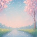 The Blossom Rain  screen for extension Chrome web store in OffiDocs Chromium