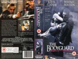 Free download The Bodyguard UK VHS 1993 Cover free photo or picture to be edited with GIMP online image editor
