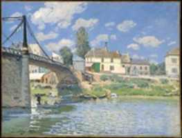 Free download The Bridge at Villeneuve-la-Garenne free photo or picture to be edited with GIMP online image editor