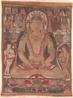 Free download The Buddha Amitayus Attended by Bodhisattvas free photo or picture to be edited with GIMP online image editor