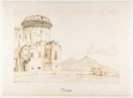 تنزيل مجاني لـ Castel Nuovo في نابولي ، مع إطلالة على Mount Vesuvius صورة مجانية أو صورة لتحريرها باستخدام محرر الصور عبر الإنترنت GIMP