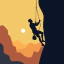 THE CLIMBER FOREST Theme  screen for extension Chrome web store in OffiDocs Chromium