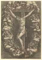 Free download The Crucifixion with Mourning Angels free photo or picture to be edited with GIMP online image editor