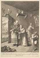 Free download The Curate and Barber Disguising Themselves (Six Illustrations for Don Quixote) free photo or picture to be edited with GIMP online image editor