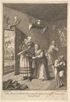 Free download The Curate and the Barber Disguising Themselves (Illustrations for Don Quixote) free photo or picture to be edited with GIMP online image editor