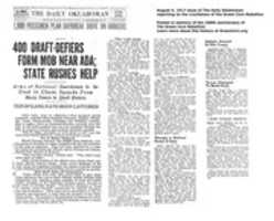 Free download The Daily Oklahoman reports on the Green Corn Rebellion - August 4, 1917 free photo or picture to be edited with GIMP online image editor