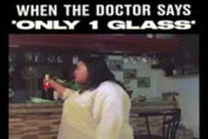 Free download The Doctor Said Just One Glass free photo or picture to be edited with GIMP online image editor