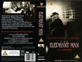 Free download The Elephant Man ( David Lynch, 1980) British VHS Cover Art free photo or picture to be edited with GIMP online image editor