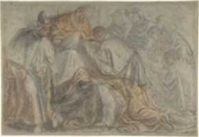 Free download The Emperor Frederick Barbarossa Submitting to Pope Alexander III in the Presence of a Doge free photo or picture to be edited with GIMP online image editor