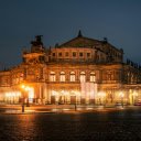The famous german opera house at night  screen for extension Chrome web store in OffiDocs Chromium