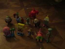 Free download The Figurine Collection of SpongeBob SquarePants free photo or picture to be edited with GIMP online image editor