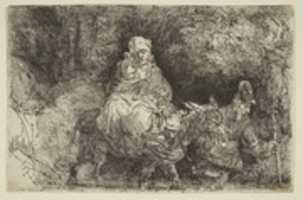 Free download The Flight into Egypt: Crossing a Brook free photo or picture to be edited with GIMP online image editor