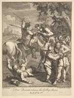 Free download The Freeing of the Galley Slaves (Six Illustrations for Don Quixote) free photo or picture to be edited with GIMP online image editor