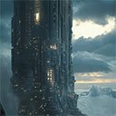 The Giant Tower By The Sea Interface On BFlix Movie  screen for extension Chrome web store in OffiDocs Chromium