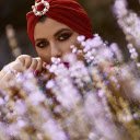 The girl looms over the flowers  screen for extension Chrome web store in OffiDocs Chromium