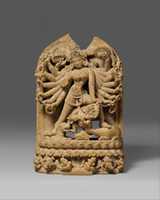 Free download The Goddess Durga Killing the Buffalo Demon (Mahishasura Mardini) free photo or picture to be edited with GIMP online image editor