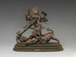 Free download The Goddess Durga Slaying Mahisha free photo or picture to be edited with GIMP online image editor