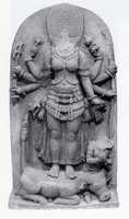 Free download The Goddess Durga Victorious over the Buffalo Demon, Mahisha (Mahishasuramardini) free photo or picture to be edited with GIMP online image editor