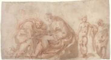 Free download The Holy Family with Attendant Putti free photo or picture to be edited with GIMP online image editor