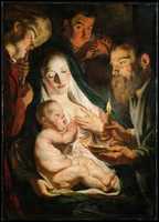 Free download The Holy Family with Shepherds free photo or picture to be edited with GIMP online image editor
