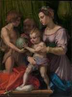 Free download The Holy Family with the Young Saint John the Baptist free photo or picture to be edited with GIMP online image editor