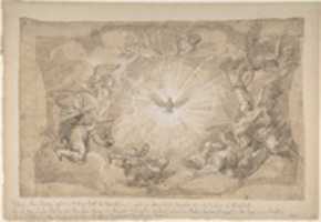 Free download The Holy Ghost Surrounded by Angels free photo or picture to be edited with GIMP online image editor