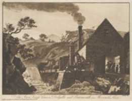 Free download The Iron Forge between Dolgelli and Barmouth in Merioneth Shire, Plate 6 of XII Views in North Wales free photo or picture to be edited with GIMP online image editor